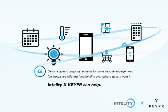 intelity and keypr meet guests' mobile demands