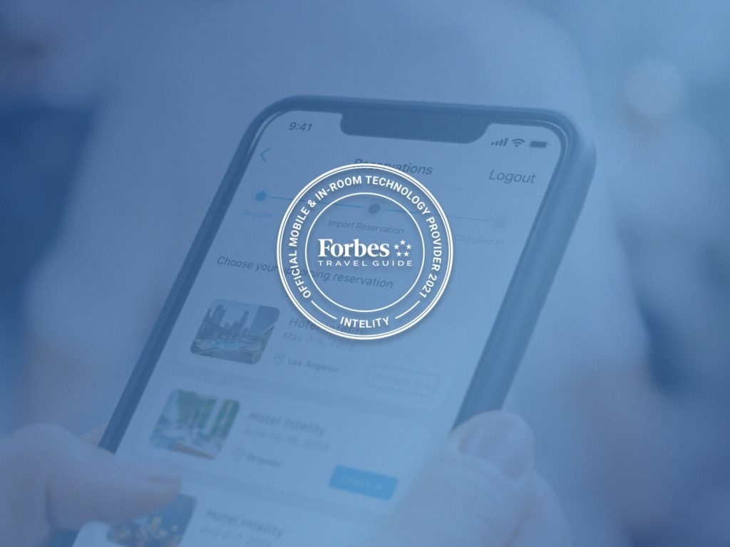 INTELITY Named Forbes Travel Guide Brand Official for Fifth Year in a Row