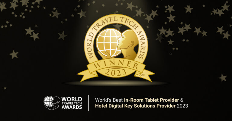 WTTA Best Hotel Digital Key & In-Room Tablet Provider Press Release Featured Image