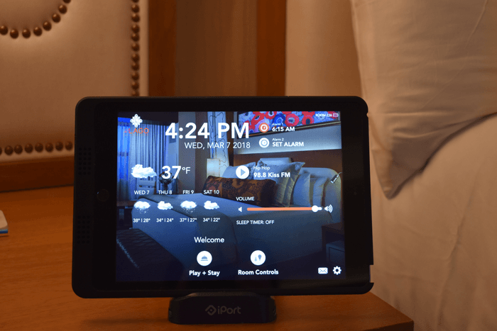 in-room technology for hotels and casinos