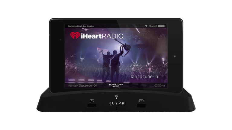 iHeartRadio on KEYPR tablet